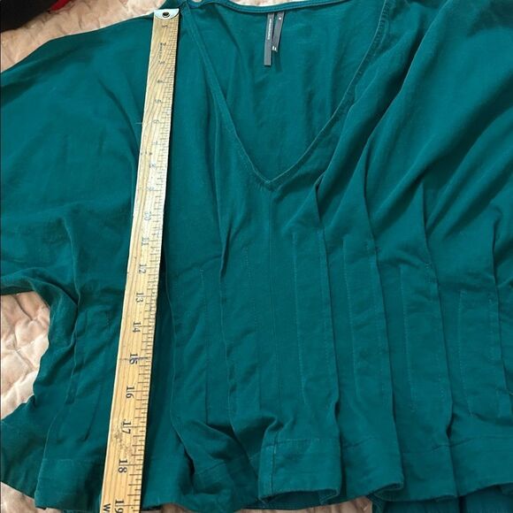 ANTHROPOLOGIE Dolman-Sleeve Pleated V-Neck XS - Picture 6 of 10